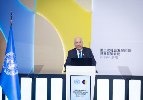 ENSZ államfői beszéd Katar 2025.11.04.