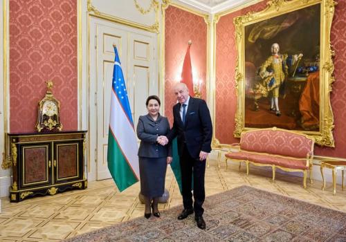 Üzbég házelnök fogadása 2025.12.02.