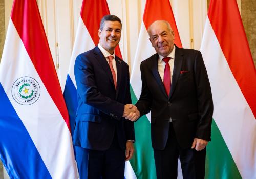Paraguay elnöke a Sándor-palotában 2025.12.09.
