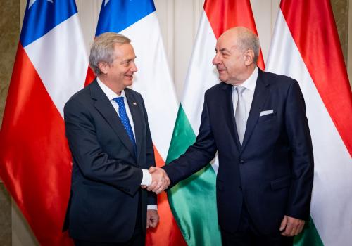 A megválasztott chilei államfő a Sándor-palotában
