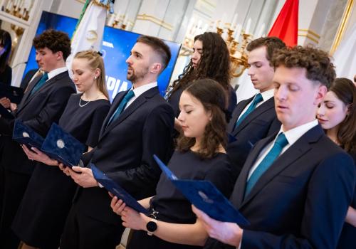 Téli olimpiai fogadalomtétel a Sándor-palotában 2026.01.24.