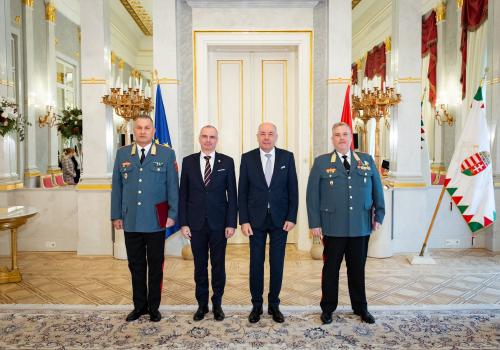 Tábornoki előléptetések a Sándor-palotában NAV 2026.01.22.
