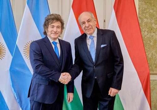 Államfői találkozó Javier Milei argentin elnökkel 2026.03.21.