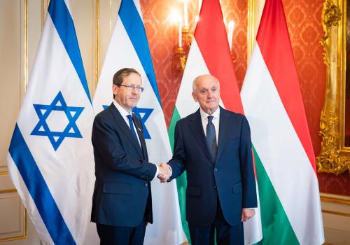 Magyar - izraeli elnöki találkozó a Sándor-palotában